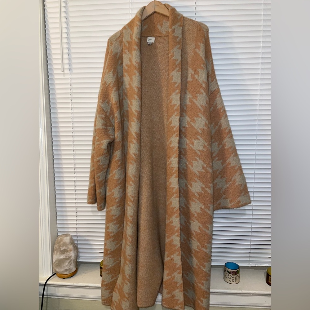 A New Day womens Houndstooth Cardigan size XL